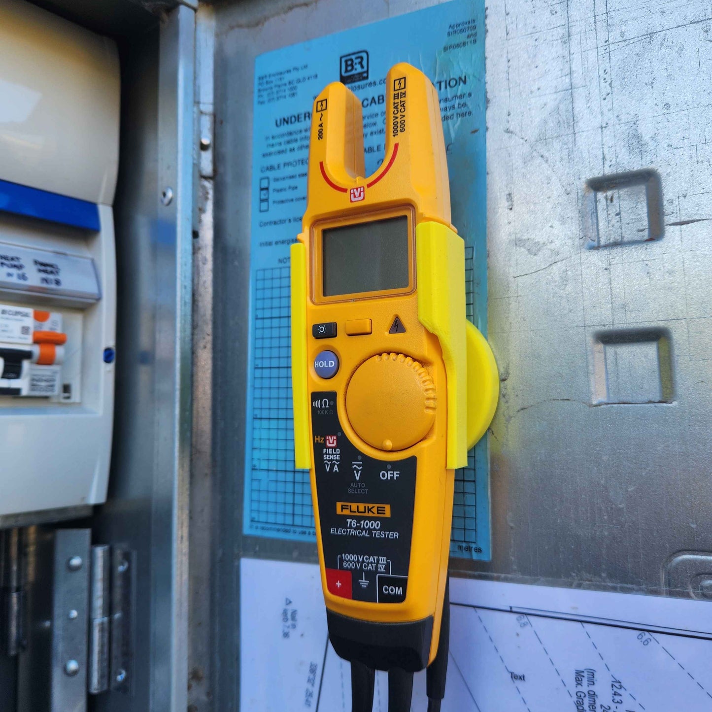 Magnetic Multimeter Holder – Suits Fluke T6