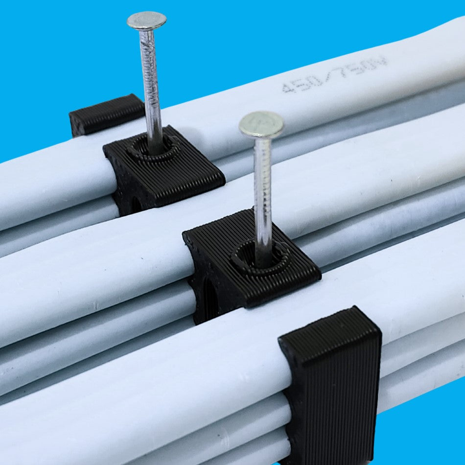 Cable clips - 2.5mm Triple Row