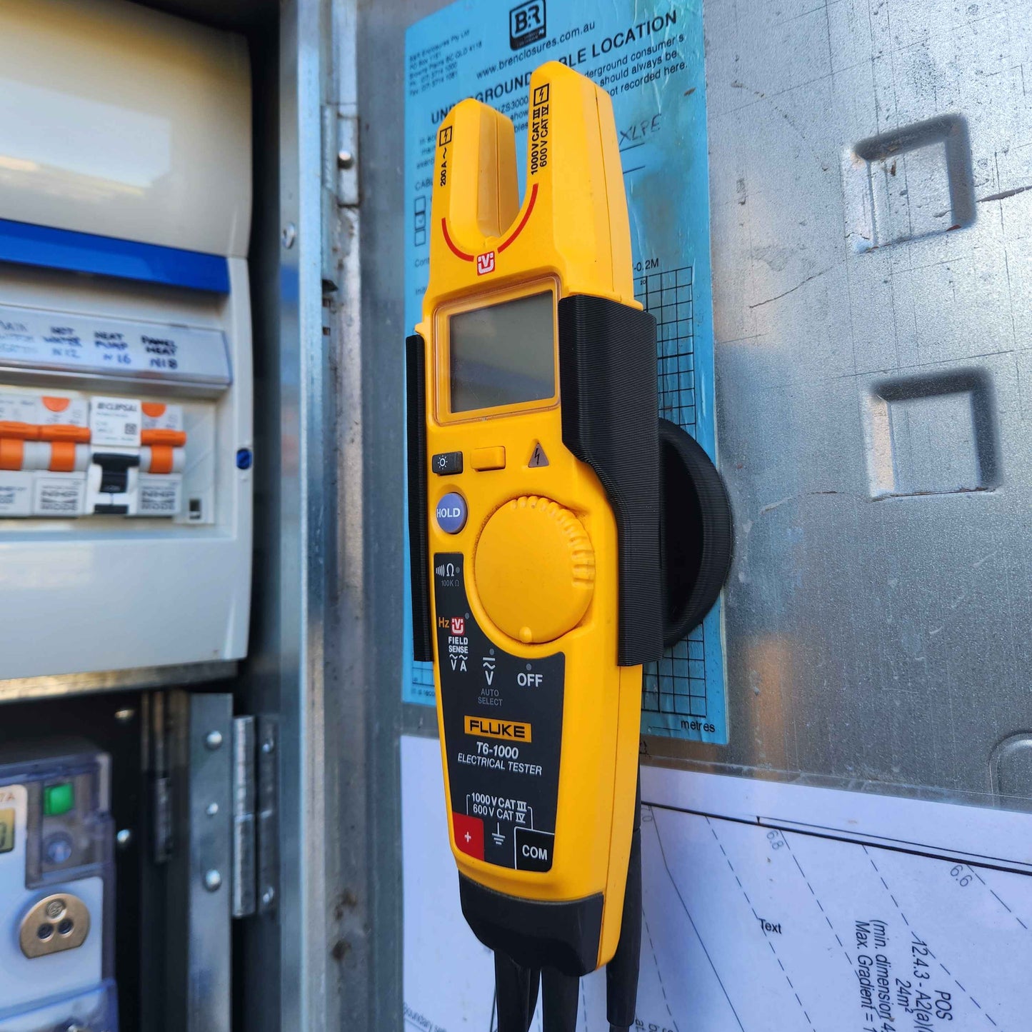 Magnetic Multimeter Holder – Suits Fluke T6