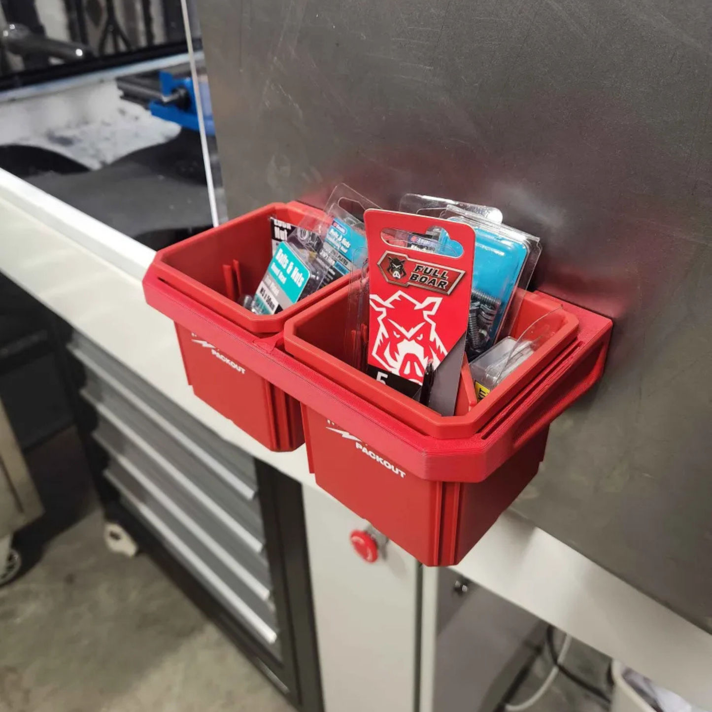 Magnetic Bracket for Packout Organiser Bins